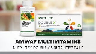 Amway Multivitamins Nutrilite Double X amp Nutrilite Daily  Amway [upl. by Gelya367]