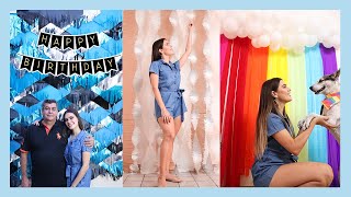 ¡LA IDEA MÁS ECONOMICA PARA DECORAR FIESTAS CORTINAS DE PAPEL PARA CUMPLEAÑOS O CUALQUIER EVENTO 💡 [upl. by Otipaga]