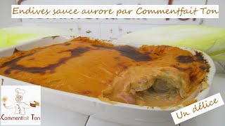 Endives sauce aurore  recette avec endive [upl. by Jansen]