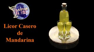 Receta para hacer un Licor de Mandarina casero [upl. by Vivianna]