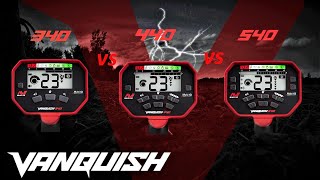 Minelab Vanquish Differences 340 440 And 540 Metal Detectors [upl. by Joerg]