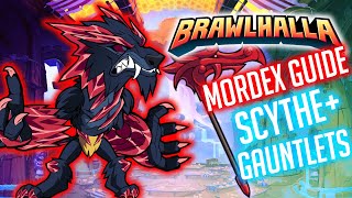 Pro Brawlhalla Guide  Easy Mordex Scythe And Gauntlet Combos And Strings [upl. by Uahsoj905]