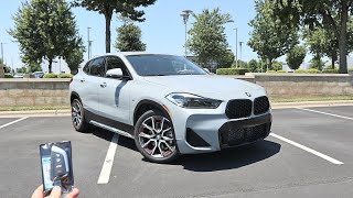 2022 BMW X2 sDrive28i Start Up Test Drive Walkaround and Review [upl. by Flan]