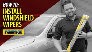 How to Install Windshield Wipers  RainX [upl. by Mich636]