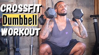 At Home CrossFit® Workout  15 Minute Dumbbell Workout [upl. by Girhiny]