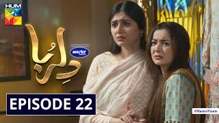 Dil Ruba  Episode 22  Eng Sub  Digitally Presented by Master Paints  HUM TV  Drama  5 Sept [upl. by Zenda]