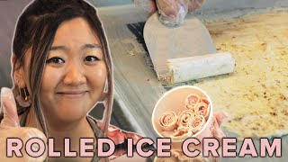 I Learned How To Roll Ice Cream Like A Pro • Tasty [upl. by Eimaral291]