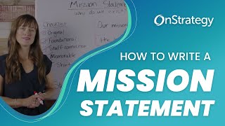 How to Write a Mission Statement [upl. by Yellah884]