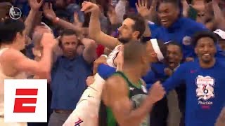 Celtics vs 76ers Game 3 The wild final 10 seconds of regulation  ESPN [upl. by Edlyn517]