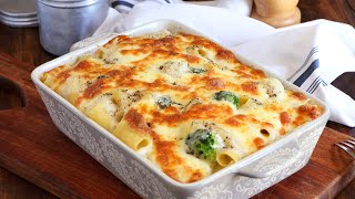 PASTA AL FORNO  Fideos Gratinados con Salsa Blanca  CUKit [upl. by Alik]