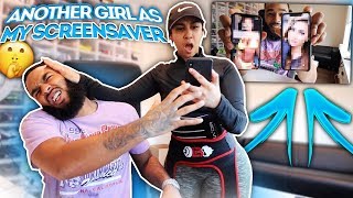 ANOTHER GIRL AS MY SCREENSAVER PRANK ON MY GIRLFRIEND❗️ [upl. by Newell]