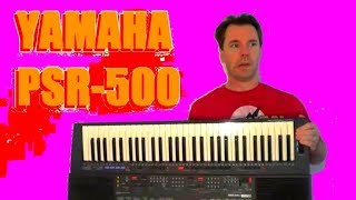 Yamaha PSR500 Demo and review [upl. by Chadd887]