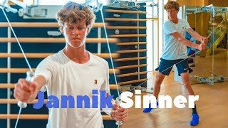 Jannik Sinner Workout and Full Practice [upl. by Niamjneb266]