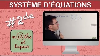 Résoudre un système par substitution 1  Seconde [upl. by Acile]