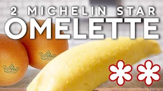 The Secret of the Perfect Folded Omelette Two Michelin Star Method  Easy  Fluffy [upl. by Naruq]