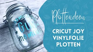 Cricut Joy Plotter für Einsteiger  Vinylfolie übertragen [upl. by Hales829]