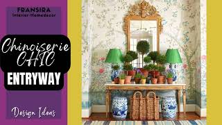 CHINOISERIE CHIC STYLE  The Entryway interiordesignstyles [upl. by Myrwyn]