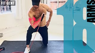 18 Resistance Band Arm Exercises  NO ATTACHING [upl. by Adnoma773]