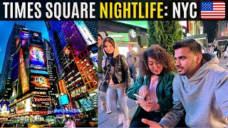 NEW YORK THE CITY THAT NEVER SLEEPS Exploring NYC AFTER MIDNIGHT 🇺🇸 [upl. by Genny]