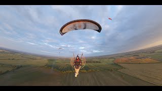 Paramotor Training Uk  Students learning to fly Day 2 [upl. by Amihc]