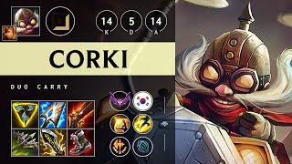 CORKI vs VEIGAR MID  Legendary 1538 500 games  BR Master  1324 [upl. by Annahoj150]