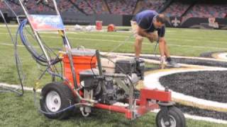 GameLine Video Montage  Removable Synthetic Turf Paint System [upl. by Adai]