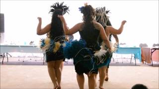 Tahitian dance by the bride and pacific bloom [upl. by Yirinec]