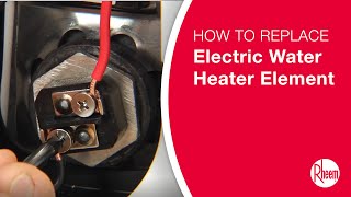 How to Replace an Electric Water Heater Element [upl. by Ylekalb156]