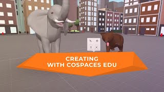 Creating in CoSpaces Edu  Beginner tutorial [upl. by Nnaeitak]