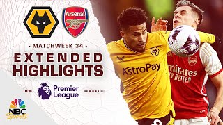 Wolves v Arsenal  PREMIER LEAGUE HIGHLIGHTS  4202024  NBC Sports [upl. by Leesen635]