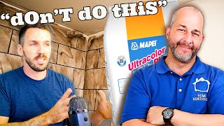 My Response to Jeff from Home RenoVision DIY  Mapei Ultracolor Plus Grout FA [upl. by Naitsirhc]