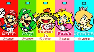 Super Mario 3D World  Bowsers Fury  All Characters [upl. by Sibby]