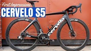 Cervelo S5 First Impressions A Super Stiff Aero Road Bike [upl. by Lemkul]