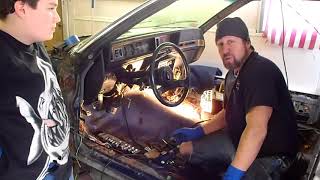 83 cutlass steering column removal [upl. by Erdnoid]