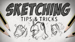 HOW TO SKETCH  Tips and Tricks  Draw like a Sir [upl. by Nerfe240]