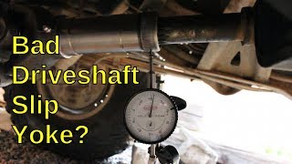 Bad Driveshaft Slip Yoke [upl. by Hsemin455]