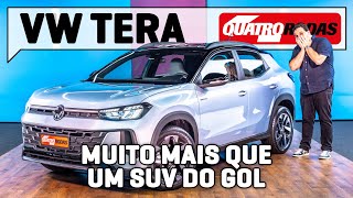 VW Tera veja tudo sobre o SUV MAIS BARATO que Nivus e TCross e MAIS COMPLETO que Polo [upl. by Hellene]