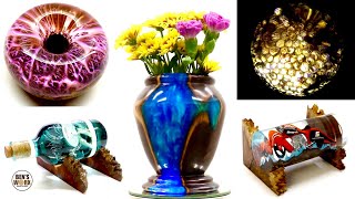 5 Amazing Epoxy Resin Art Projects [upl. by Waite455]