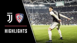 HIGHLIGHTS Juventus vs Cagliari  40  Ronaldo hattrick [upl. by Rainie]