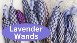 How to Weave a Lavender Wand  full stepbystep version [upl. by Sholeen49]