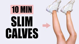 10 MIN SLIM CALVES WORKOUT  Beginner Friendly Daily Stretch Routine  Mish Choi [upl. by Luht]