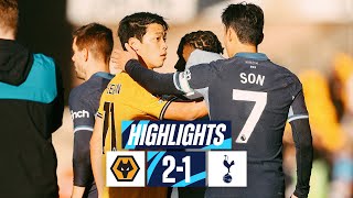 WOLVES 21 TOTTENHAM HOTSPUR  PREMIER LEAGUE HIGHLIGHTS [upl. by Millan]