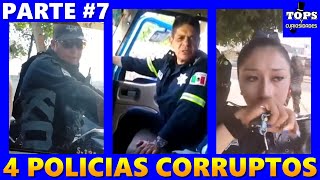 Top 4 POLICIAS CORRUPTOS HUMILLADOS  Parte 7 [upl. by Nitsid]