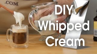 DIY whipped cream in 60 seconds [upl. by Shoemaker]