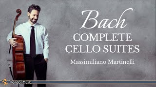 Bach  Complete Cello Suites Massimiliano Martinelli [upl. by Blinni]