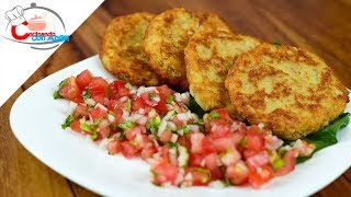 Tortitas de Papa y Atún DELICIOSAS [upl. by Aratehs]