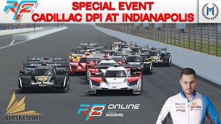 rFactor 2 Online  Special Event Cadillac DPi at Indianapolis [upl. by Llehcear]