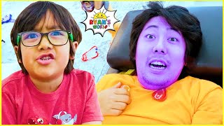 Ryan Makes Daddy Turns Different Colors Pretend Play [upl. by Prowel286]