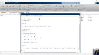 Creating Taylor Series in MATLAB [upl. by Mozza134]