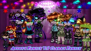 Aftons Family VS Claras Family Singing battle  FNaF  SparkleAftøn [upl. by Leviralc877]